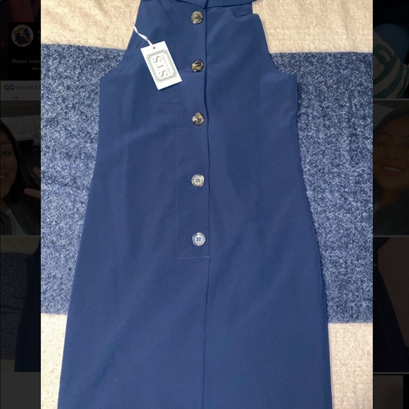 Blue sail to sable dress - Picture 3 of 4